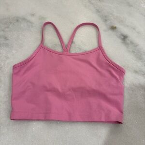 Aerie Pink Strappy Activewear Top